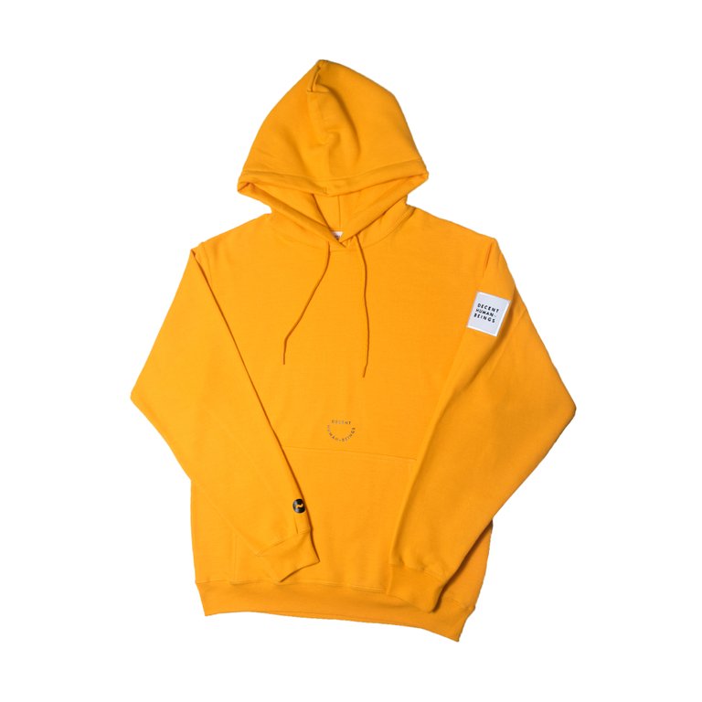 PATCH HOODIE - YELLOW