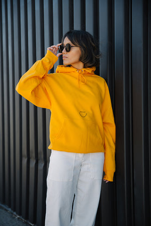 PATCH HOODIE - YELLOW