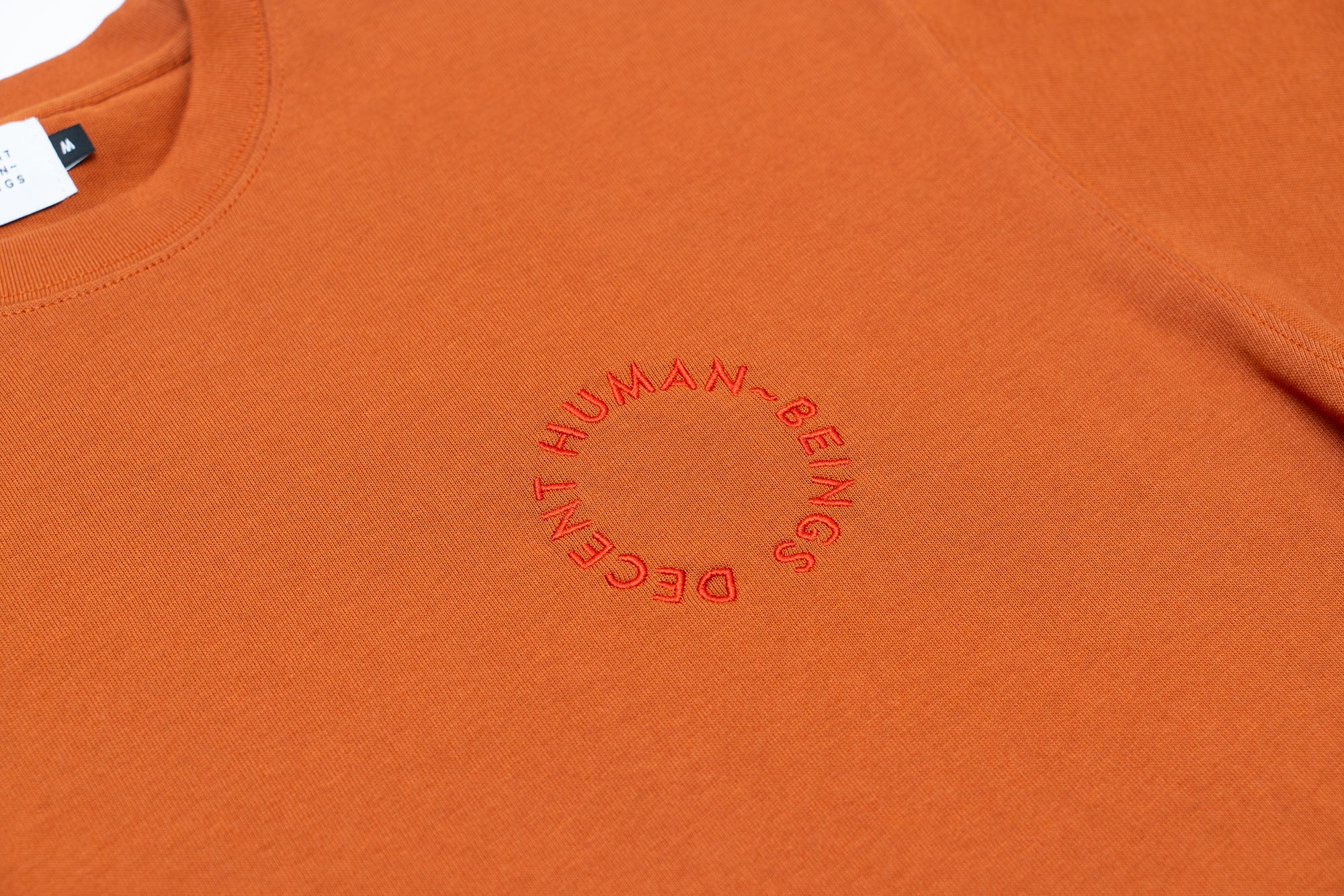 CIRCLE LOGO T-SHIRT - BURNT ORANGE