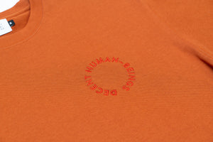 CIRCLE LOGO T-SHIRT - BURNT ORANGE