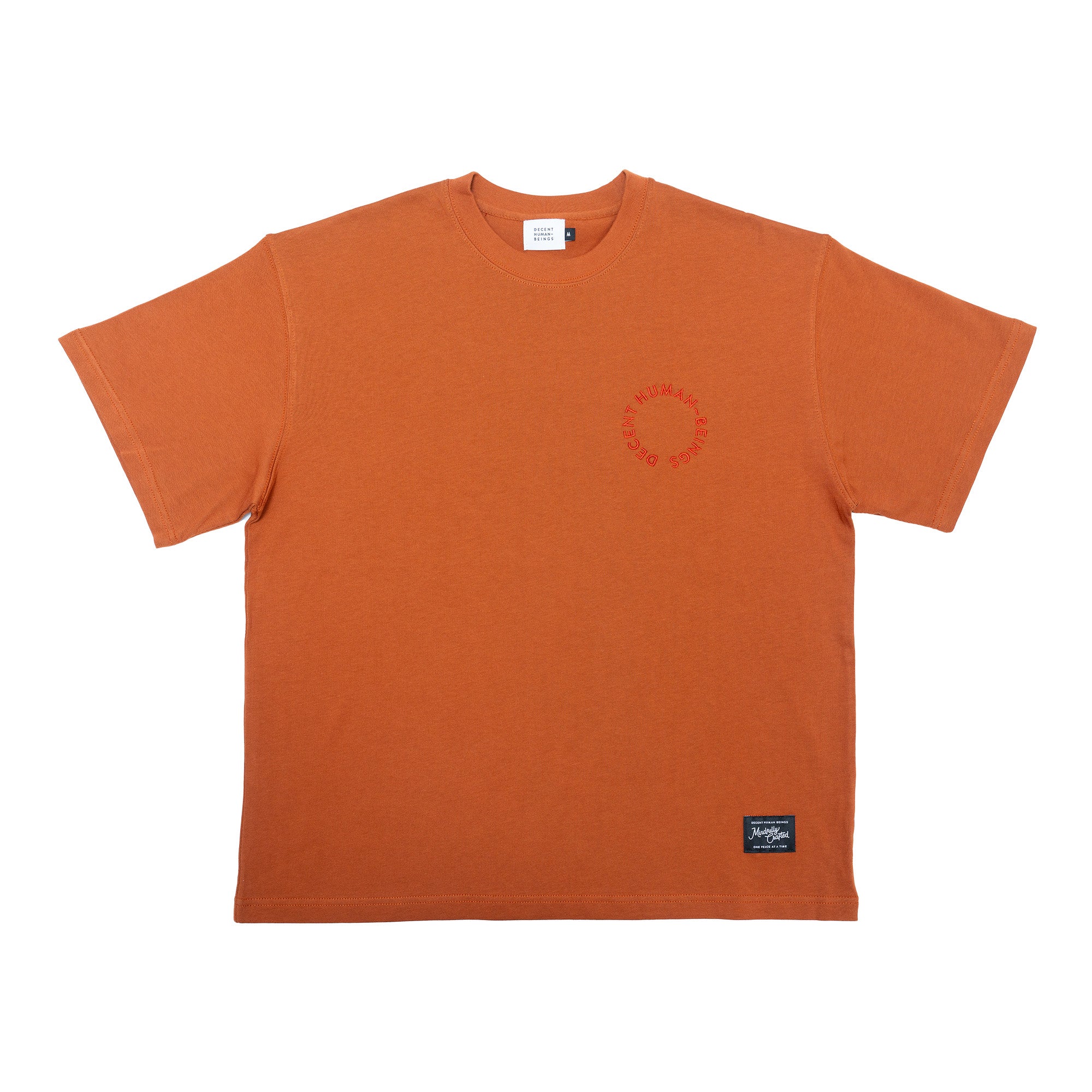 CIRCLE LOGO T-SHIRT - BURNT ORANGE