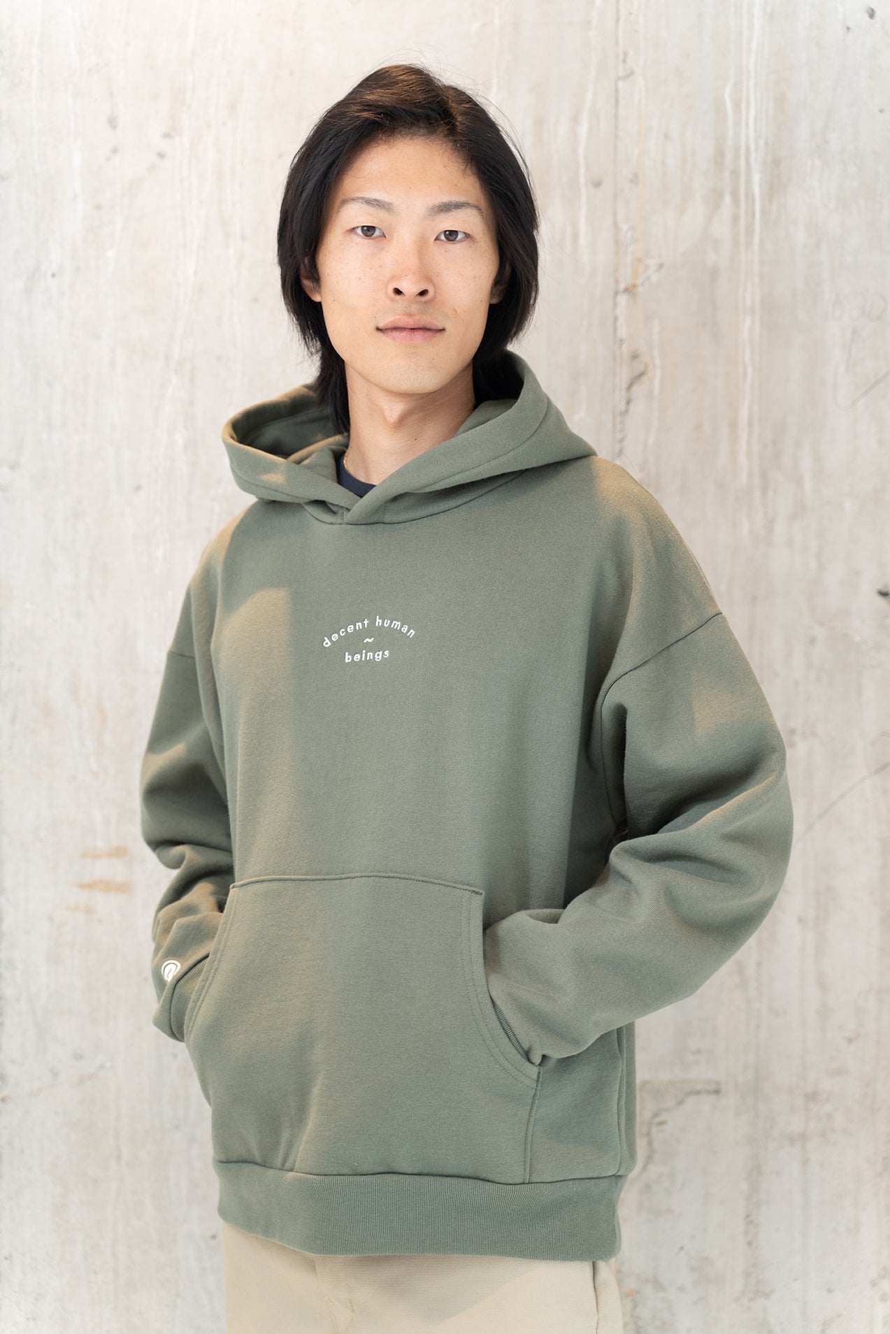 ARC LOGO HOODIE - OLIVE