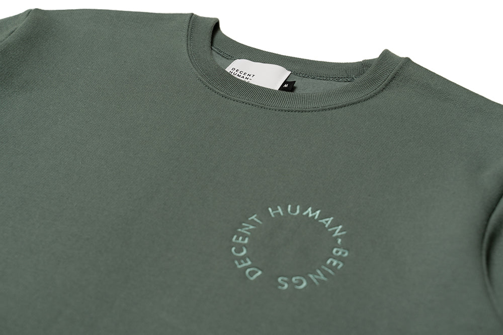 CIRCLE LOGO CREWNECK - SAGE