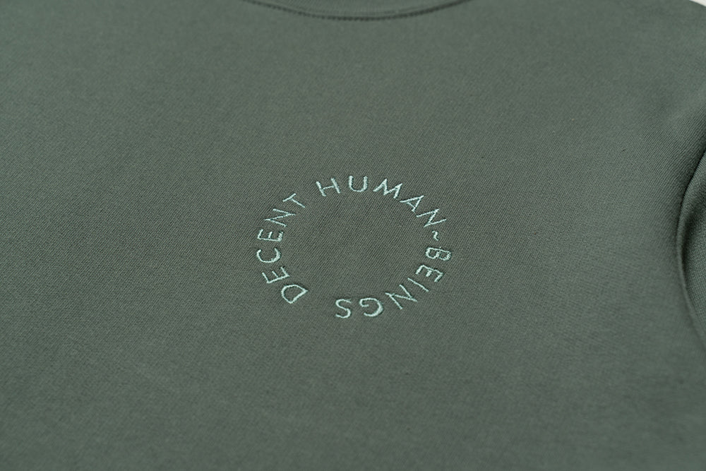 CIRCLE LOGO CREWNECK - SAGE