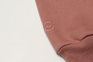 CIRCLE LOGO CREWNECK - DUSTY ROSE