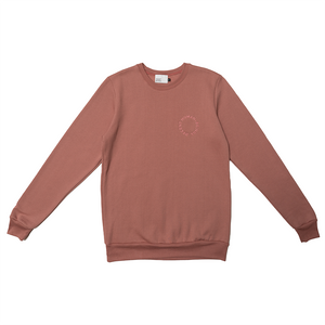 CIRCLE LOGO CREWNECK - DUSTY ROSE