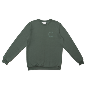 CIRCLE LOGO CREWNECK - SAGE