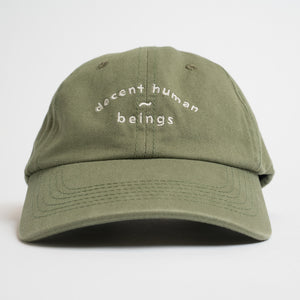 ARCHED LOGO UNSTRUCTURED CAP - OLIVE GREEN