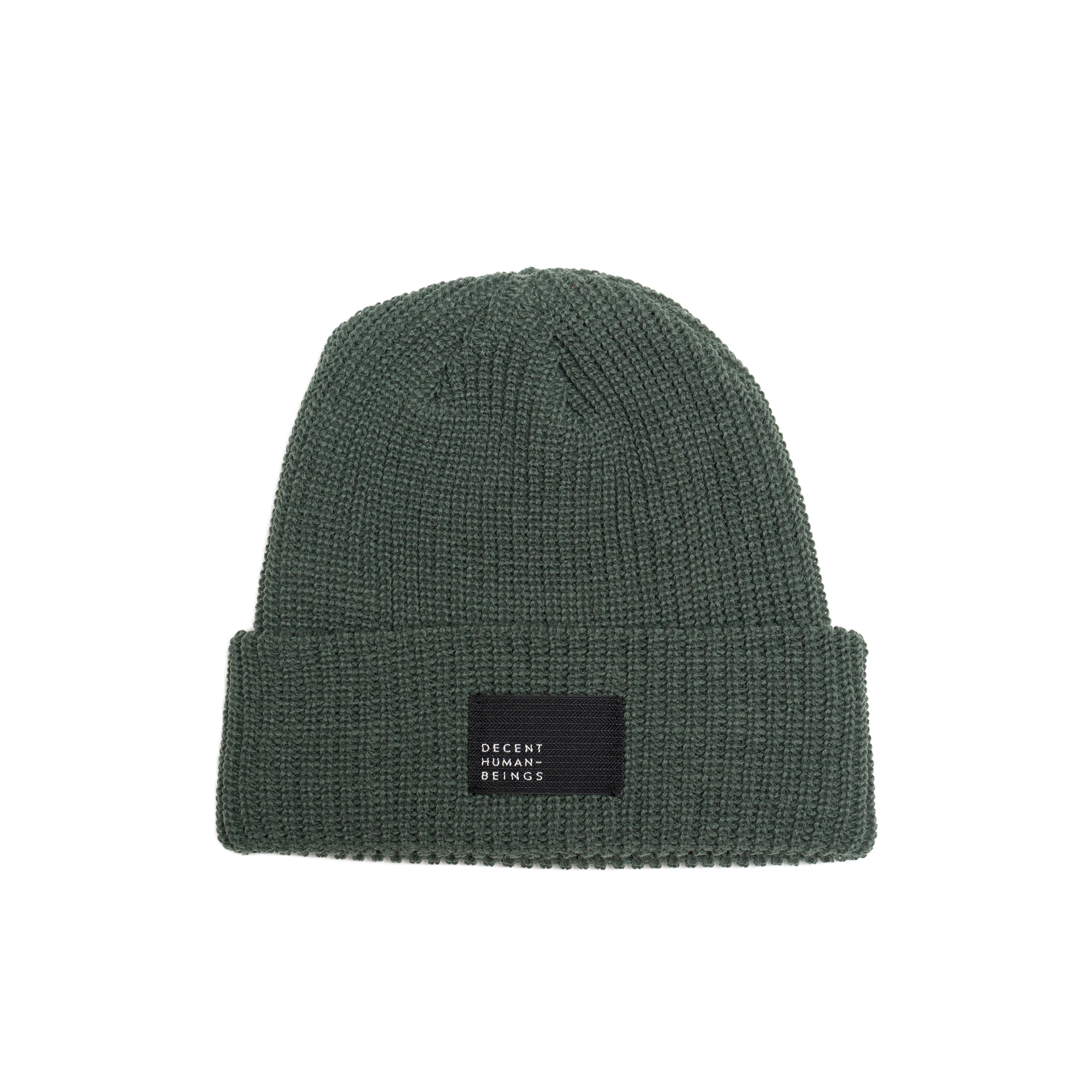 RIBBED BEANIE - SAGE