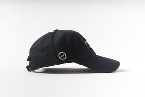 ARCHED LOGO UNSTRUCTURED CAP - BLACK