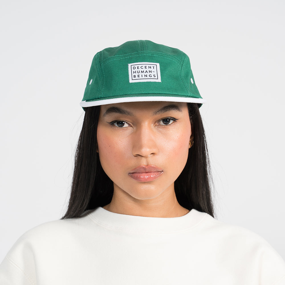 DHB 5 PANEL PIPING CAP - STADIUM GREEN