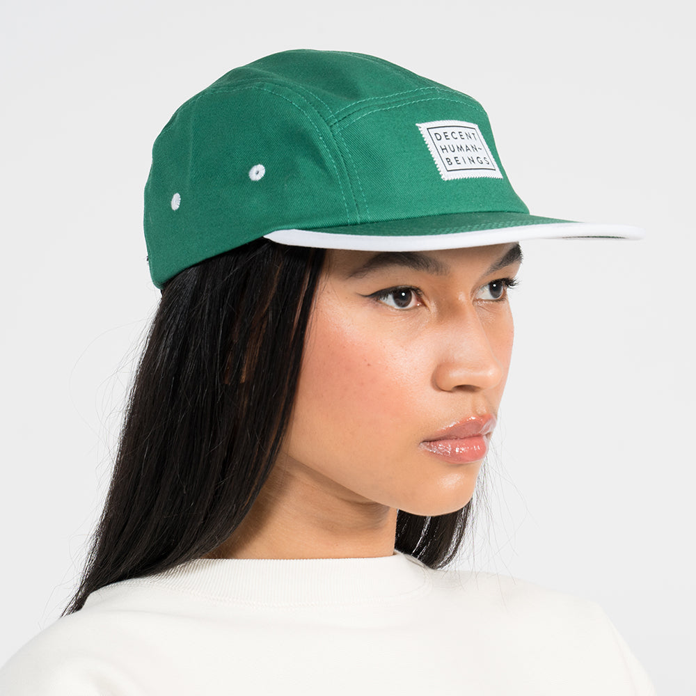 DHB 5 PANEL PIPING CAP - STADIUM GREEN