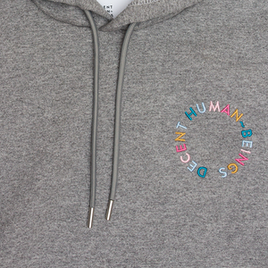 CIRCLE LOGO HOODIE - GREY